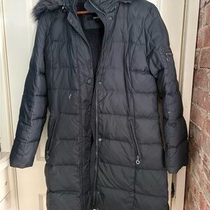 DKNY Charcoal Puffer Jacket